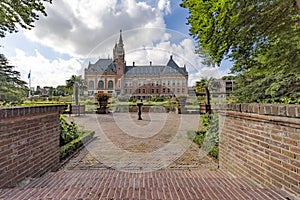 Backyard of the Peace Palace