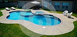 Backyard pool