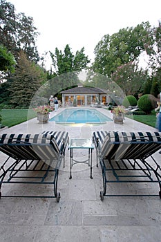 Backyard Pool House