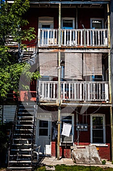 Backyard Stairs in the Poor Trois-Riviere Area