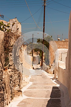 backyard village Santorini island, Greece