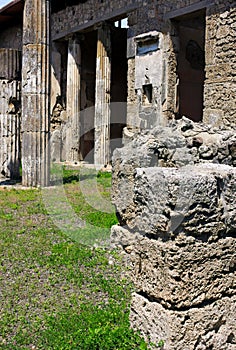 Backyards of Pompeji-IV- Italy