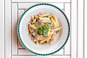 Bacon Aglio olio pasta