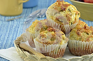 Bacon cheddar muffins