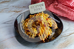 Bacon Cheese Waffle Fries