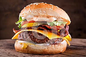 Bacon Cheeseburger with Real Cheddar Cheese