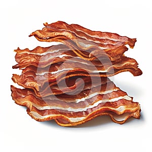 Bacon, cured pork, Excellent quality and unmistakable flavor photo