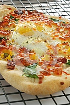 Bacon and Egg Pizza-vertical