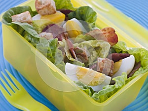 Bacon and Egg Salad Lunch Box