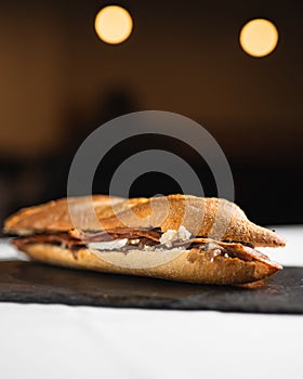 Bacon goat cheese bread