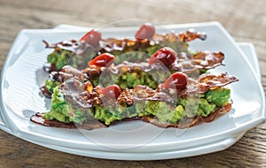 Bacon and guacamole sammies