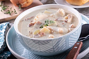 Bacon Haddock Chowder