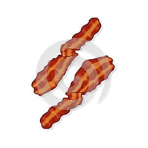 Bacon strips illustration