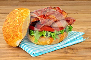 Bacon Lettuce And Tomato Sandwich Roll