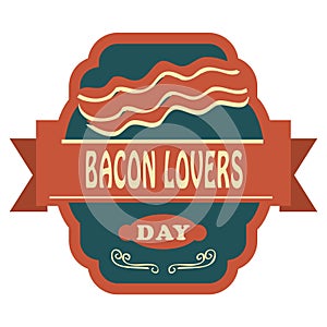 Bacon Lovers Day sticker