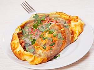 Bacon omelet