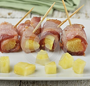 Bacon And Pineapple Appetizer