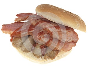 Bacon and Sausage Roll