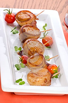 Bacon-Wrapped Ginger Soy Scallops