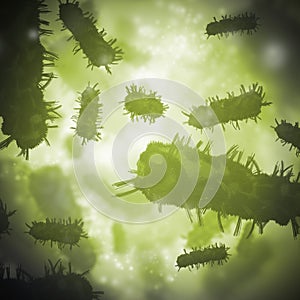 Bacteria background