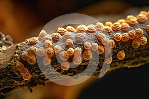 Bacteria of the deadly smallpox virus, generative AI