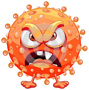 Bacteria Germ Virus Monster Cartoon Character