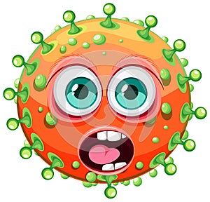 Bacteria Germ Virus Monster Cartoon Character