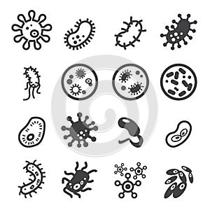Bacteria icon photo