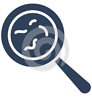 Bacteria Isolated Vector icon that can easily modify or edit