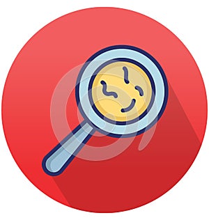 Bacteria Isolated Vector icon that can easily modify or edit