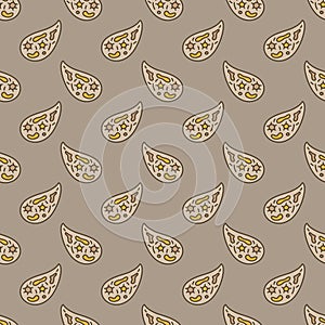 Bacteria or Microbe vector Infusorium concept creative seamless pattern