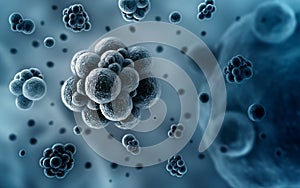 Bacteria SEM concept photo