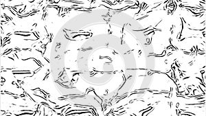 Bacteria under a microscope in a hospital. Design. Spreading virus visualization.