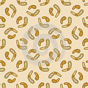 Bacteria vector Contaminant yellow seamless pattern photo