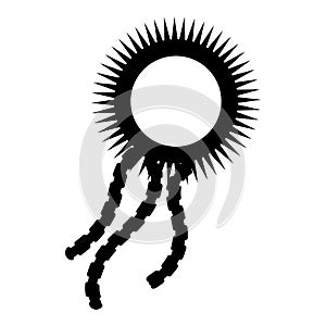 Bacterial cell structure icon