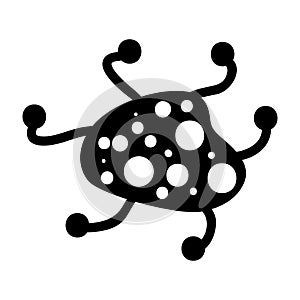 Bacterial cell structure icon