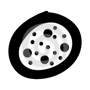 Bacterial cell structure icon