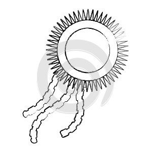 Bacterial cell structure icon