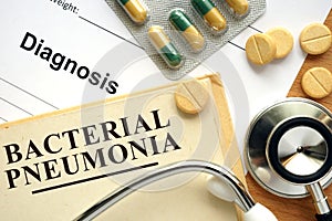 Bacterial pneumonia.