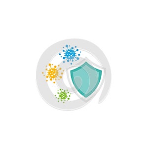 Bacterial virus icon