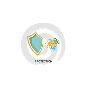 Bacterial virus icon
