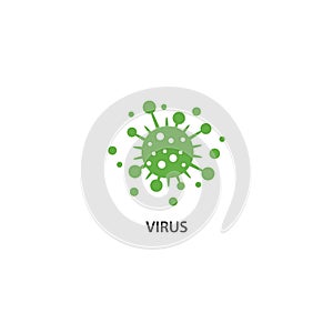 Bacterial virus icon