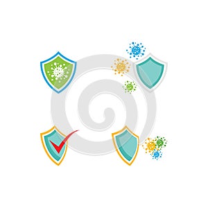 Bacterial virus icon