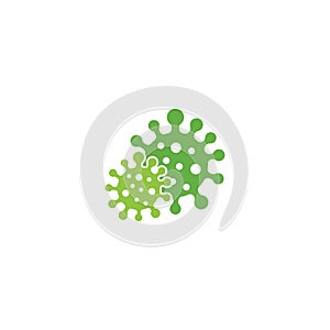 Bacterial virus icon