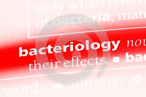 bacteriology