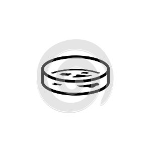 Bacteriology Icon. Flat Design