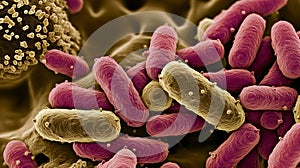 bacterium causing an infection