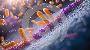 bacterium causing an infection