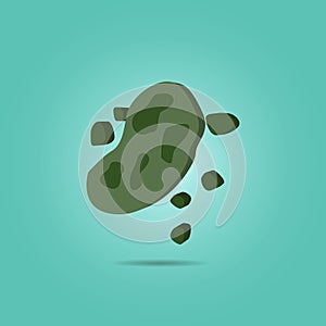Bacterium isometric icon. Simple color vector of science icons for ui and ux, website or mobile application