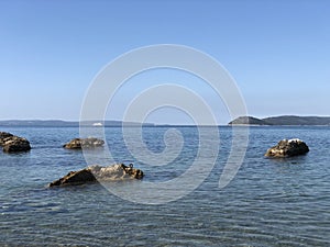 Bacvice bay in Split